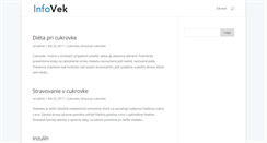 Desktop Screenshot of infovek.sk