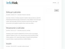 Tablet Screenshot of infovek.sk